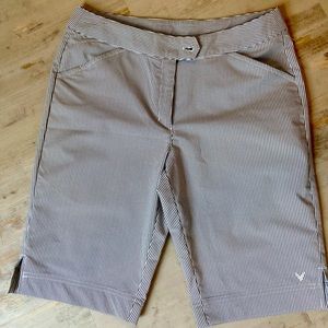 Callaway striped shorts